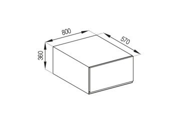 Антресоль А 80 (570) Мілана