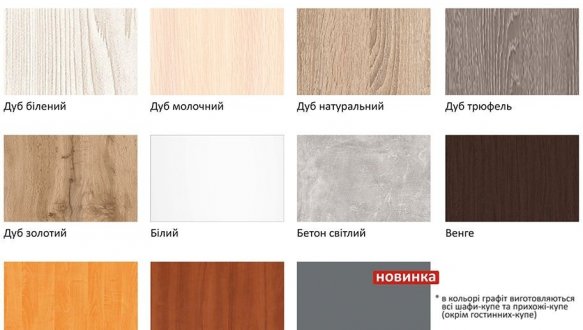 Прихожая-купе 1 m Model 2/1 м Модель 2 Комфорт мебель 5