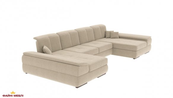 Угловой диван п-образный раскладной дельфин Вико мебель Денвер П2 353 см 2
