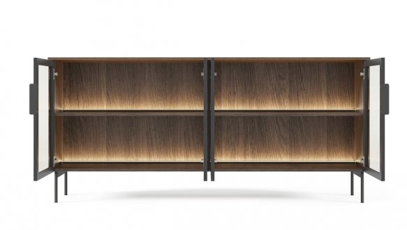 Комод 4D/181 с подсветкой дуб дунин Lumi 0