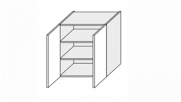 Секція верхня 80В/720 2дв Pro Blum Міленіум