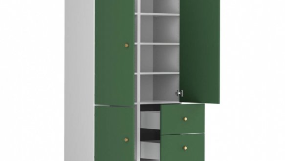 Шафа BRW Poland REG/100/150/40/11 Modeo 2 дверна лабрадор 100 см 0