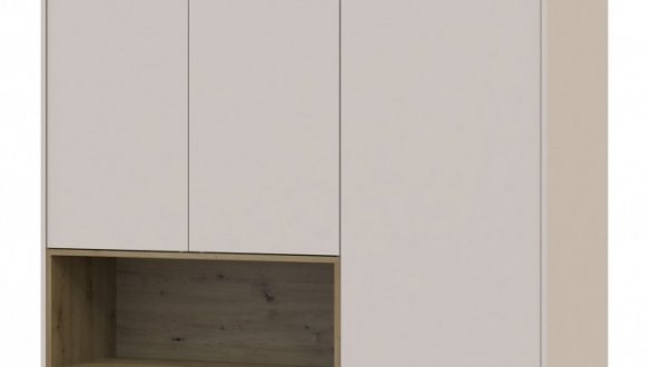 Шкаф для одежды с нишей Дорос Дейл кашемир 3 дверная с 2-мя ящиками 0