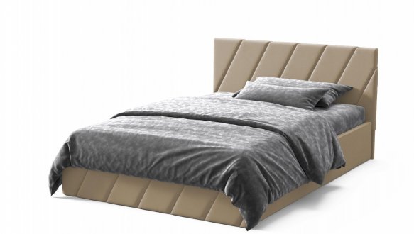Кровать мягкая двуспальная Виорина Деко Палермо с подъемным механизмом и нишей для белья 17
