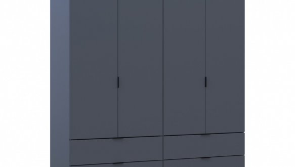 Шафа Дорос Гелар графіт 4-х дверна 155 см 5