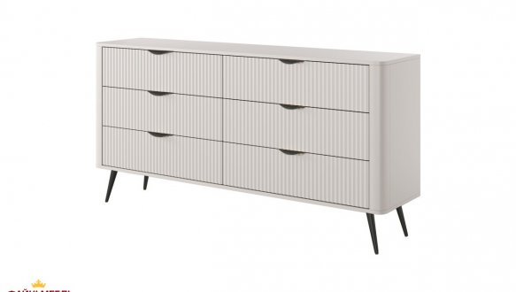 Комод 6S/163 Беж/Чорні ніжки Lante 4