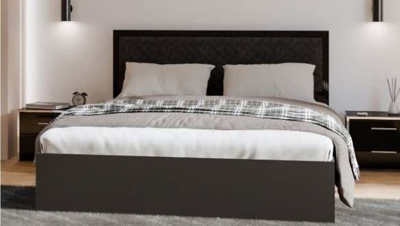 Модульная спальня Enni/Энни Миромарк Черный/Черный глянец 3