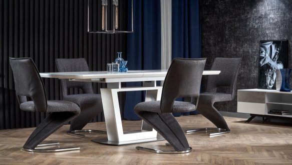 Стол Blanco белый мрамор/белый 9