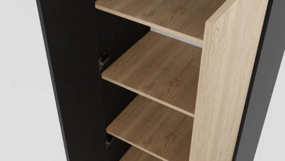 Шафа Неман знімні полиці С-101 2 дверна Сканді 63 см 2