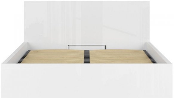 Кровать двуспальная BRW Poland LOZ/160/B Tetrix / Тетрикс с подьемним механизмом и нишей для белья ДСП