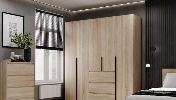 Шкаф распашной комбинированный 5-дверный Art In Head №4 Light 200 см 2