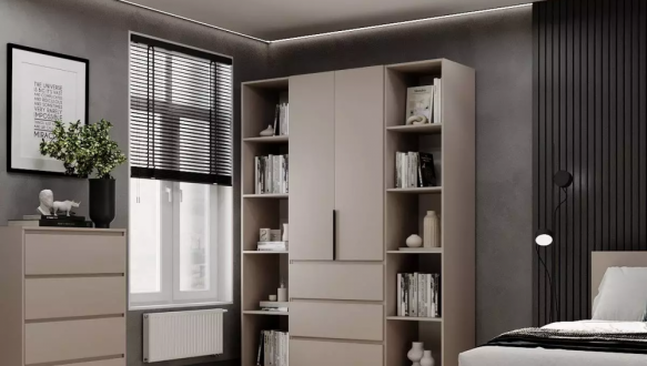 Шкаф распашной комбинированный двухдверный Art In Head №9 Light, ширина 160 см 3