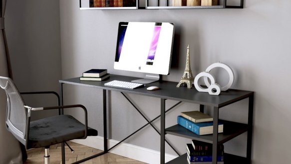 Стол письменный Ascet Графит