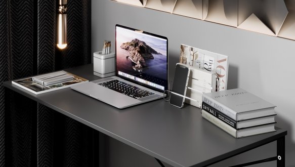 Стол письменный Art in Head Line Ascet / Аскет Графит