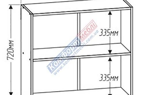 Тумба верхняя В80.72.1Д1СК/В80.92.1Д1СК. Бар Минимал 0