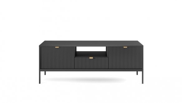 Модульна вітальня Чорний/Чорні ніжки Nova 7