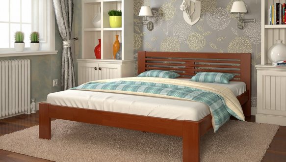 Кровать деревянная ArborDrev Шопен Сосна / Бук 2