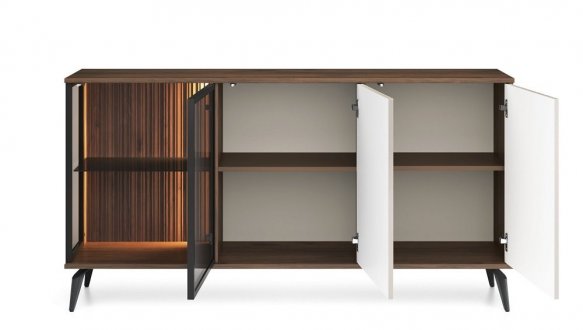 Комод с подсветкой Вичи / Vici K154 Орех / Кашемир 1