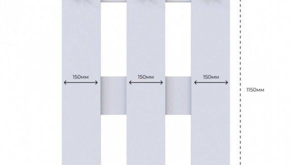 Вішалка для одягу біла Н1 2
