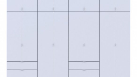 Шафа для одягу Дорос Лукас білий 8 дверна 360 см 4