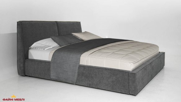 Ліжко м'яке двоспальне Шик Галичина Лея з підйомним механізмом та нішею для білизни 2