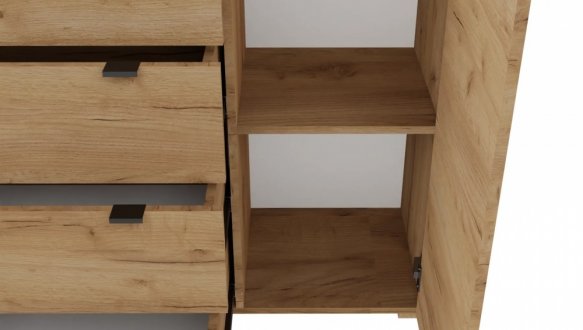 Комод КС-1100 (4+1) Сімпл 3