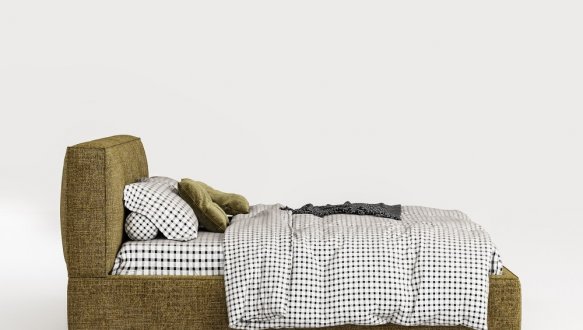 Ліжко м'яке двоспальне Woodsoft Bern II / Берн II 4