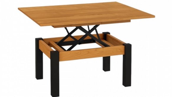 Стіл-трансформер B-Fly Art In Head Вільха темна / Венге 3