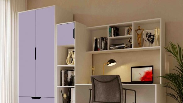 Шкаф Viorina Deko Teenager 2 дверный графит 3