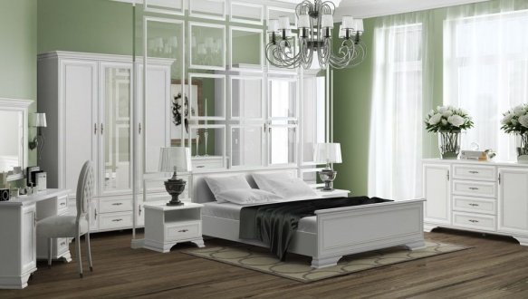 Шкаф ВМК Украина SZF6D2S Кентуки 4 дверный белый альпийский 228 см 0