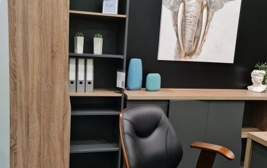 Комп'ютерний стіл Connect 2 Інтарсіо Правий/Лівий Дуб Сонома Трюфель/Антрацит 180 см 1