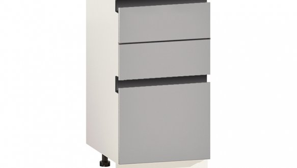 Тумба нижняя Н40.85.3Я Gola ручка Окрашенный Высокий Глянец