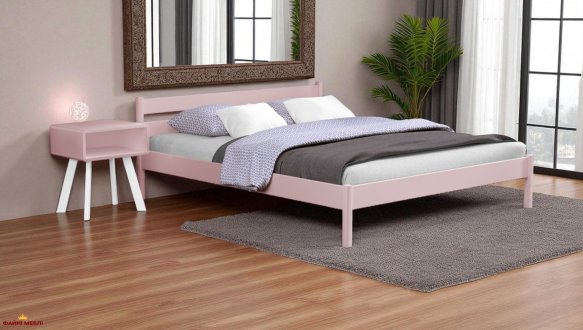 Ліжко двоспальне дерев'яне Естелла Нота Бене 160 см Масив бука 9