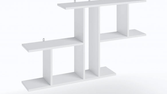 Полиця настінна білий T8