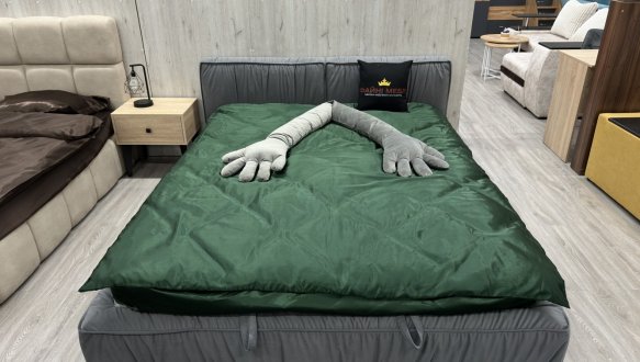 Ліжко м'яке двоспальне Шик Галичина Ресофт Слім 1