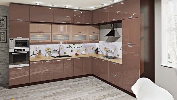 Модульна кухня Хай-тек глянець 31