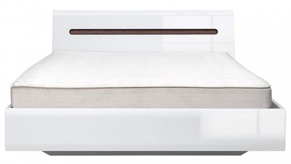 Кровать двуспальная ВМК-Украина LOZ/160 Амелия ДСП белое без вклада