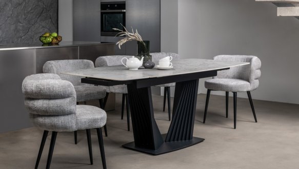 Стул M-215 устричный + черный 16