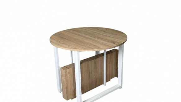 Стіл розкладний трансформер MebliRoMax Long Round / Лонг Раунд 90-350 см 14