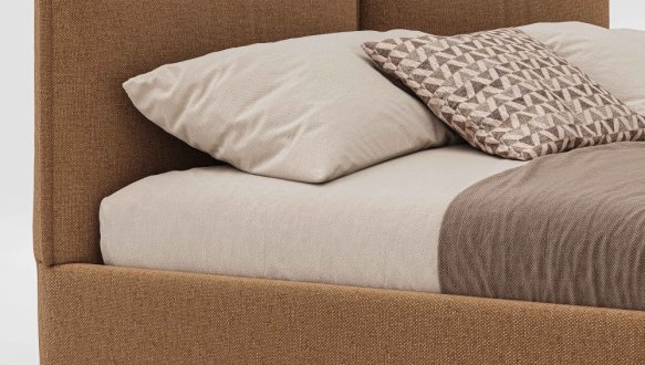 Кровать мягкая двуспальная Woodsoft Alba / Альба 7