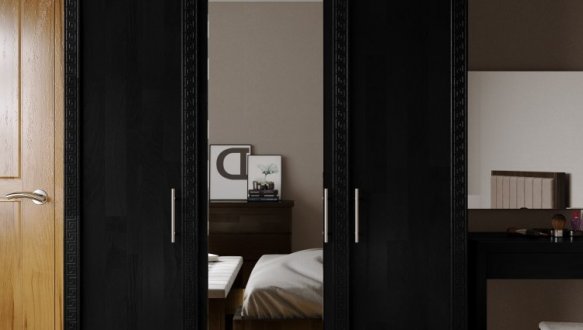 Шкаф трехдверный Arbordrev Регина 3 дверный белый 150 см 6