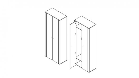 Шкаф SZF2D Токай 0