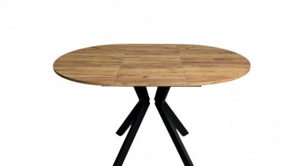 Стіл круглий розкладний MebliRoMax Parker slide / Паркер Слайд D800 27