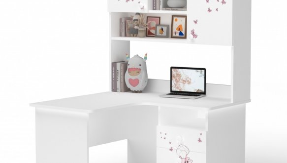 Стол угловой с надстройкой 16