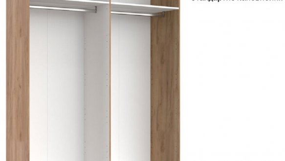 Шафа 4дв із дзеркалом Міромарк Асті 4 дверна дуб крафт 185 см 2