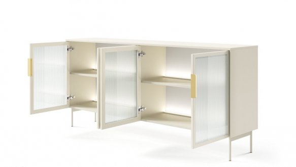 Комод Лумі / Lumi 4D/181 кашемір з підсвіткою 3