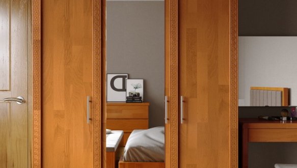 Шкаф трехдверный Arbordrev Регина 3 дверный белый 150 см 3