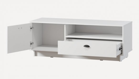 Тумба під ТВ Kuba/Куба RTV128 L/P Білий Moreli Ширина 128 см 2