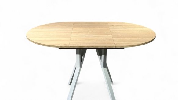 Стіл круглий розкладний Lite Slide / Лайт слайд MebliRoMax D1100 ЛДСП 18 мм 2