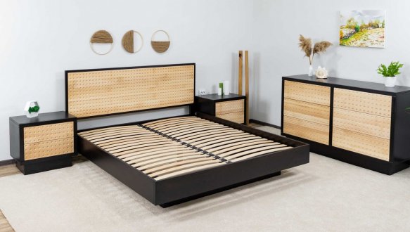 Ліжко двоспальне дерев'яне Дрімка Леон Бук 18